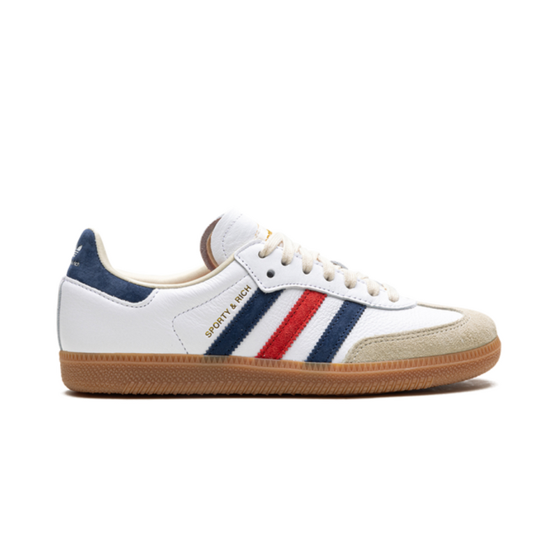 adidas Samba OG Sporty & Rich White Navy Red Casual Sneakers