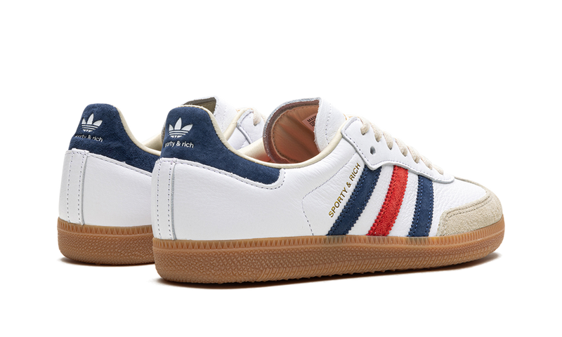 adidas Samba OG Sporty & Rich White Navy Red Casual Sneakers