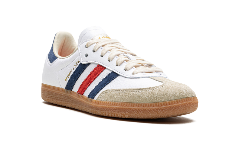 adidas Samba OG Sporty & Rich White Navy Red Casual Sneakers