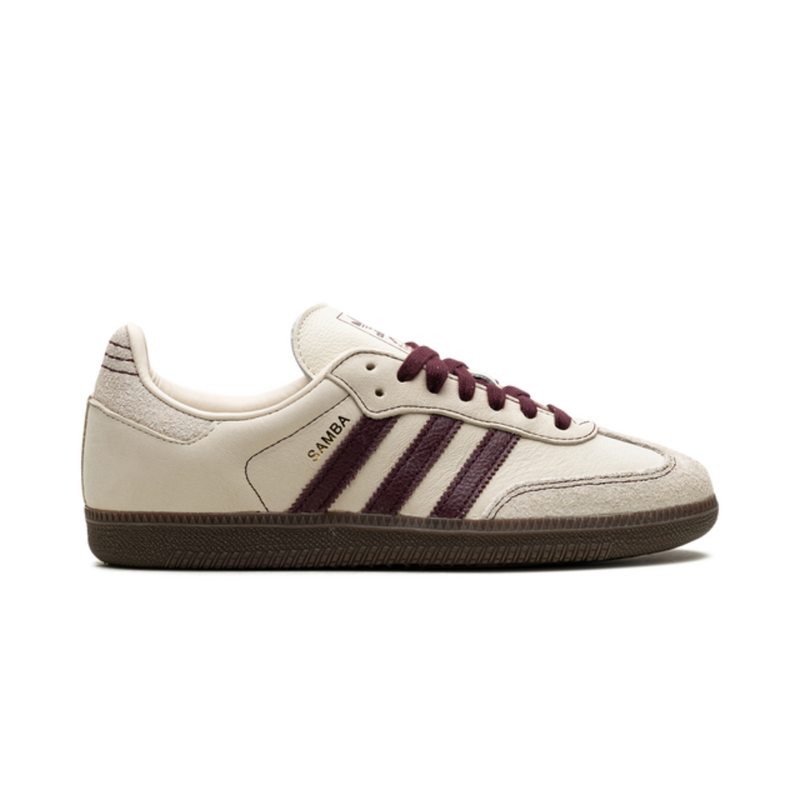 adidas Samba Cream Maroon Casual Sneakers