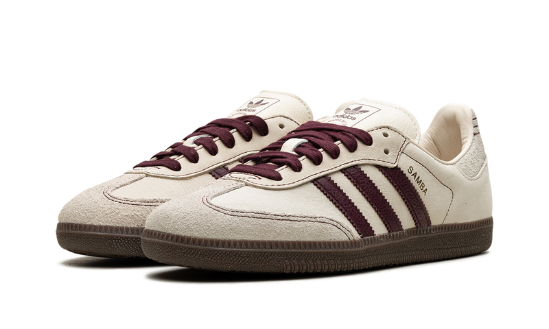 adidas Samba Cream Maroon Casual Sneakers