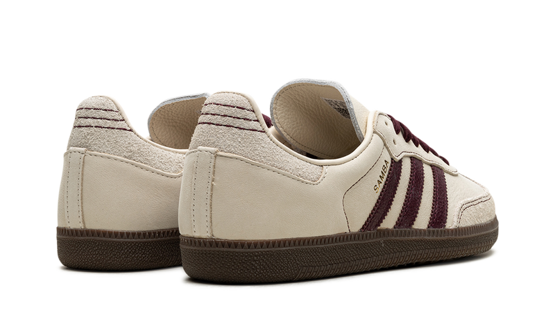 adidas Samba Cream Maroon Casual Sneakers