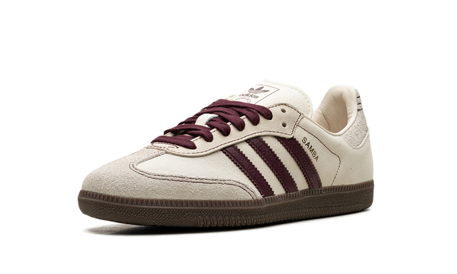 adidas Samba Cream Maroon Casual Sneakers