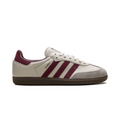 adidas Samba Cream White Maroon Stripes Sneakers