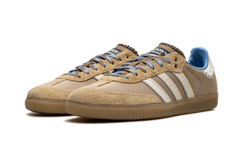 adidas Samba Wales Bonner Taupe Blue Casual Sneakers