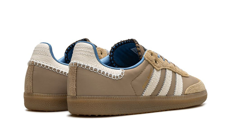 adidas Samba Wales Bonner Taupe Blue Casual Sneakers