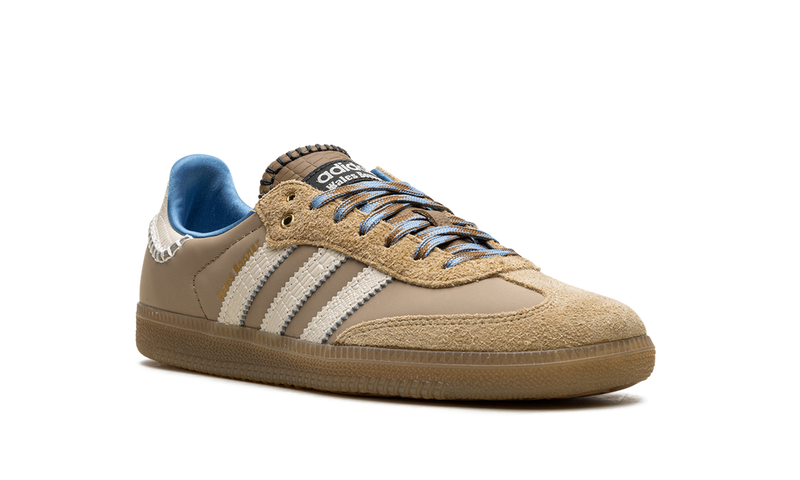 adidas Samba Wales Bonner Taupe Blue Casual Sneakers