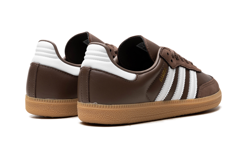 adidas Samba Brown White Gum Sole Sneakers