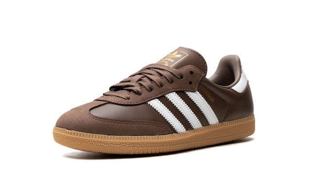 adidas Samba Brown White Gum Sole Sneakers