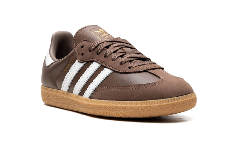 adidas Samba Brown White Gum Sole Sneakers