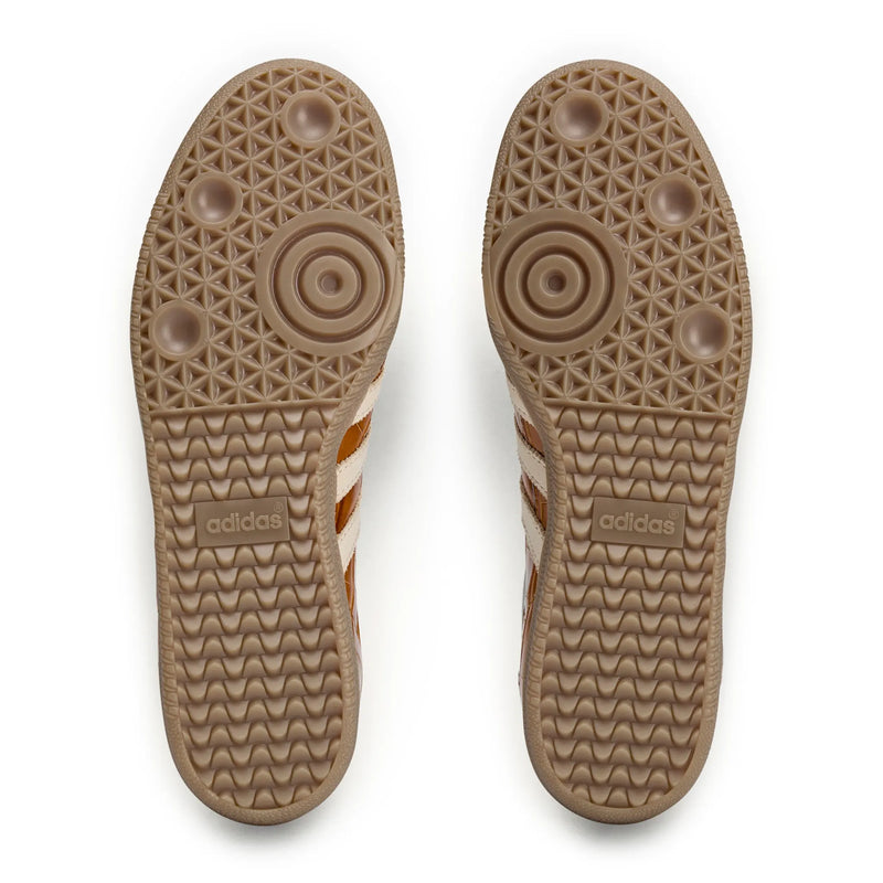 adidas Samba Wales Bonner Brown Croc Embossed Casual Sneakers