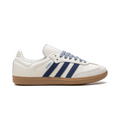adidas Samba Off White Navy Stripes Gum Sole Sneakers