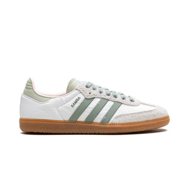 adidas Samba OG White Sage Green Casual Sneakers