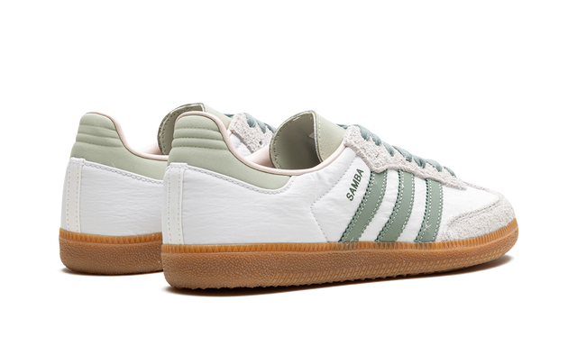 adidas Samba OG White Sage Green Casual Sneakers