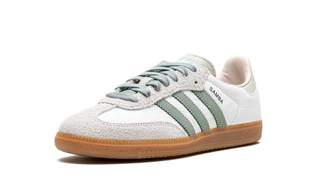 adidas Samba OG White Sage Green Casual Sneakers