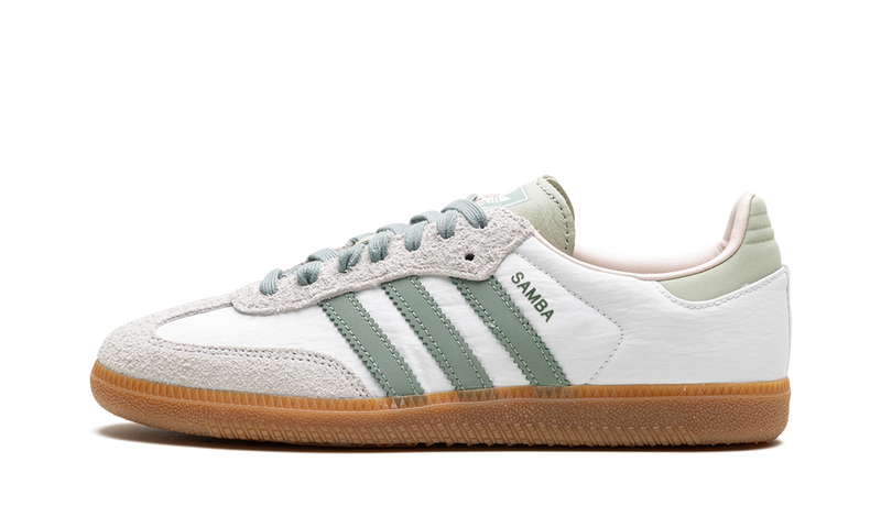 adidas Samba OG White Sage Green Casual Sneakers