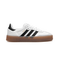adidas Samba Leather & Suede Platform Sneakers - White/Black