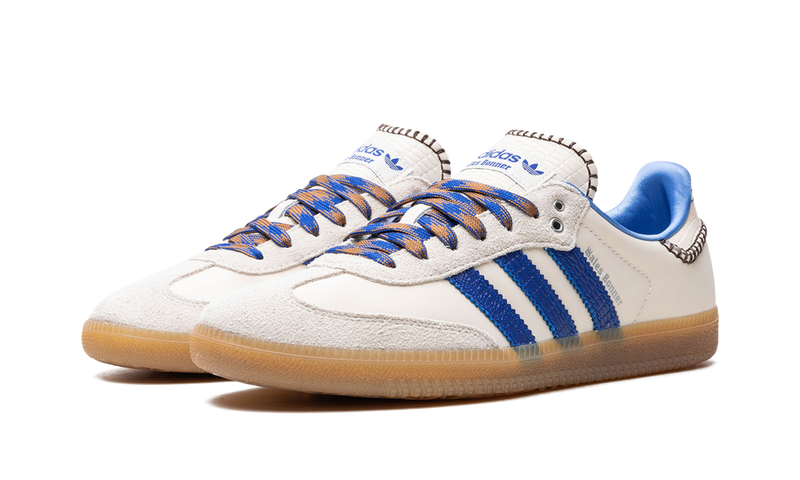 adidas Samba Wales Bonner Cream Blue Casual Sneakers