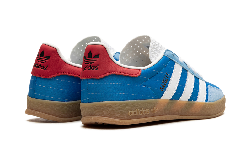 adidas Originals Gazelle Indoor Sneakers - Blue/Red Gum Sole