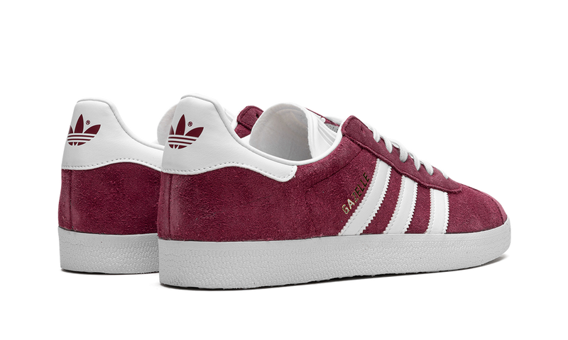 adidas Originals Gazelle Suede Sneakers - Burgundy/White