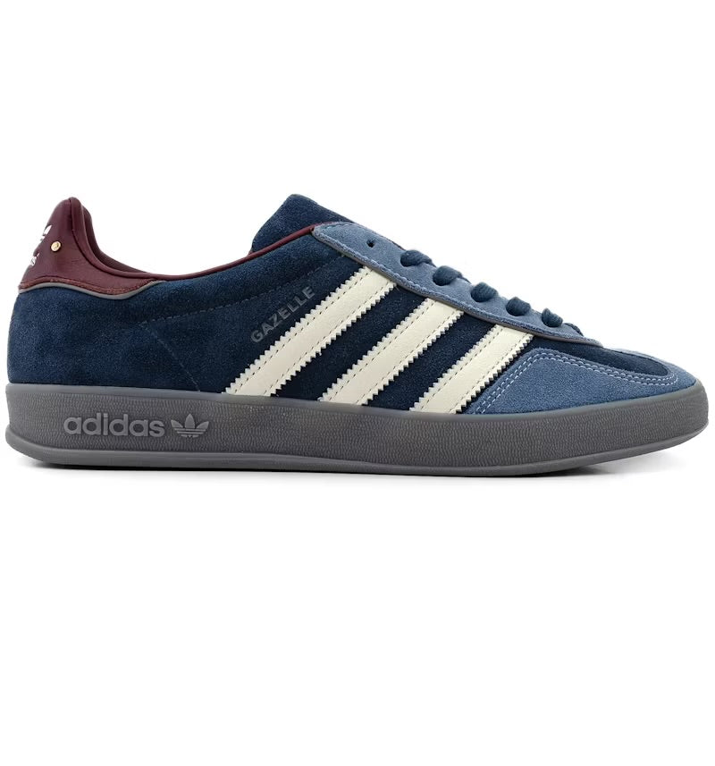 adidas Originals Gazelle Indoor Sneakers - Navy/Burgundy/Grey