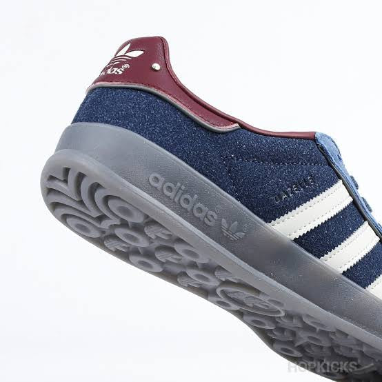 adidas Originals Gazelle Indoor Sneakers - Navy/Burgundy/Grey