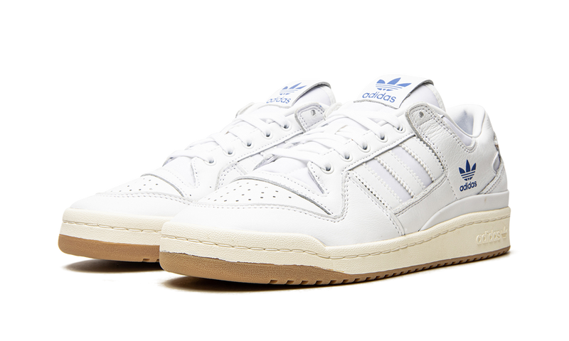 adidas Originals Forum Low Leather Sneakers - White/Blue