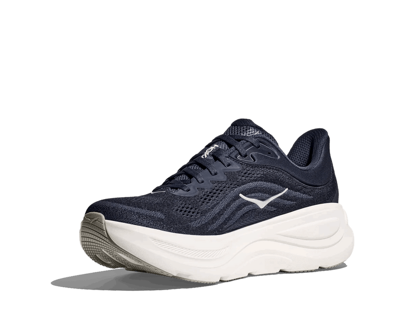 HOKA Bondi 9 Mesh Running Shoes - Navy/White