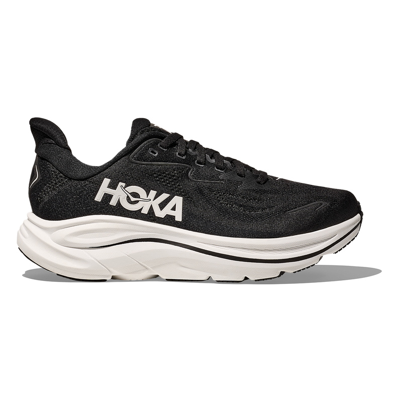 HOKA Bondi 9 Mesh Running Shoes - Black/White
