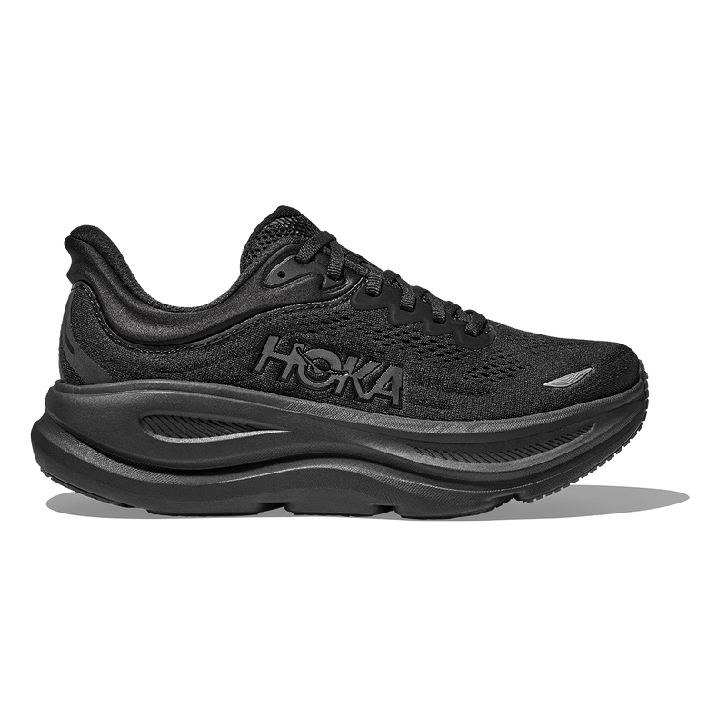 HOKA Bondi 9 Mesh Running Shoes - All Black