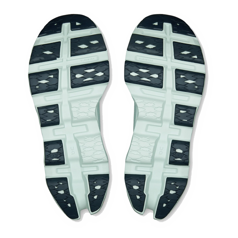 On Cloudmonster Mesh Running Shoes - Light Green