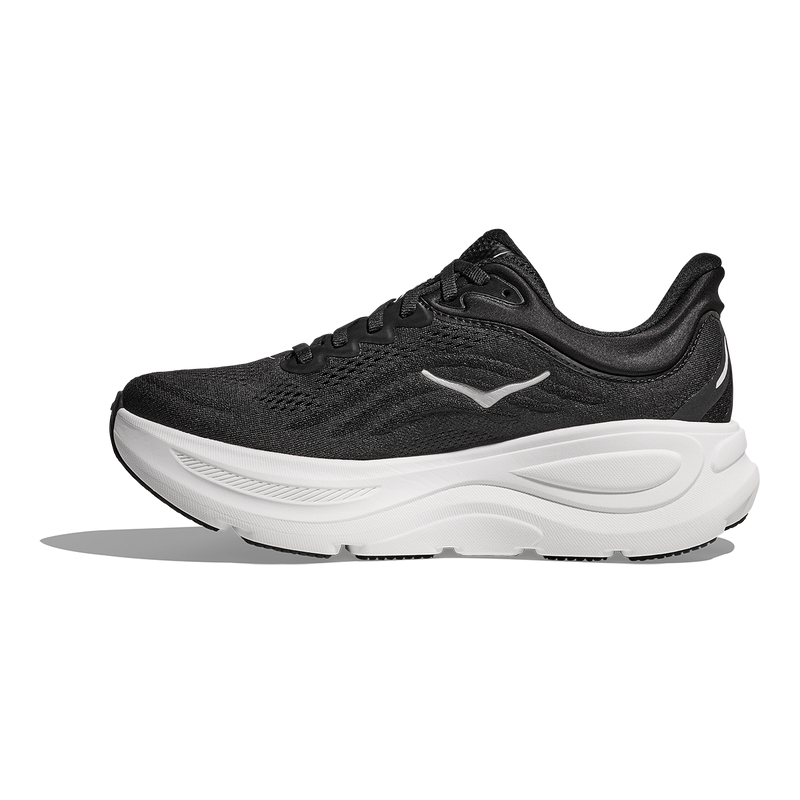 HOKA Bondi 9 Mesh Running Shoes - Black/White