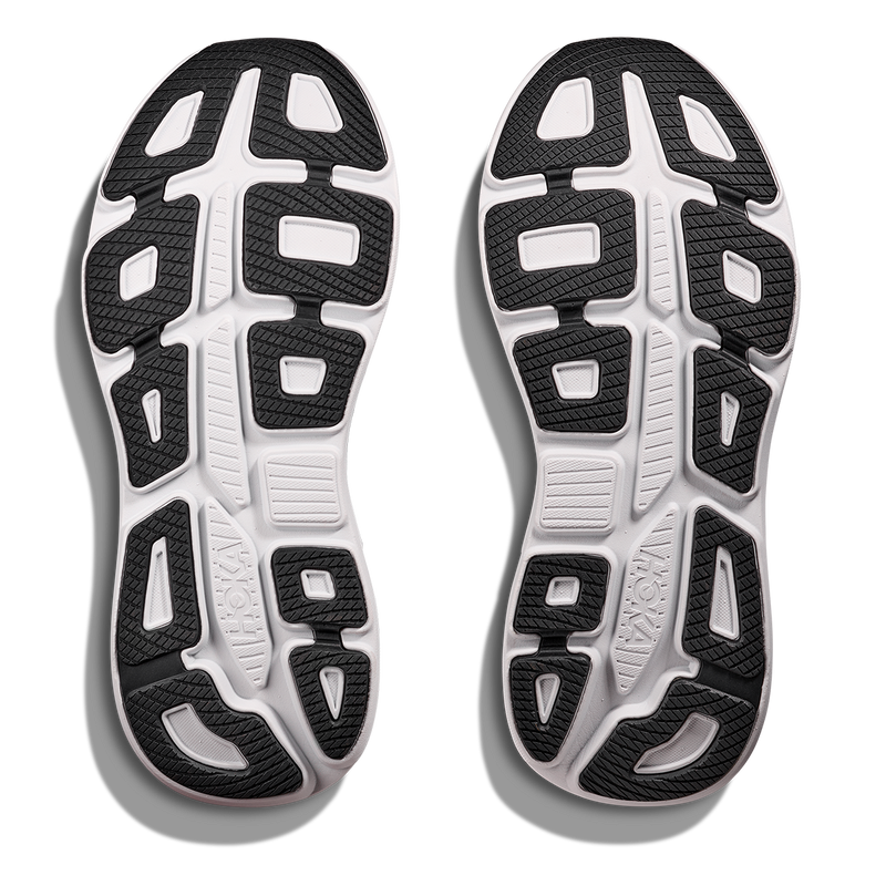 HOKA Bondi 9 Mesh Running Shoes - Grey/White
