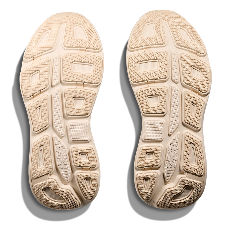 HOKA Bondi 9 Mesh Running Shoes - Cream
