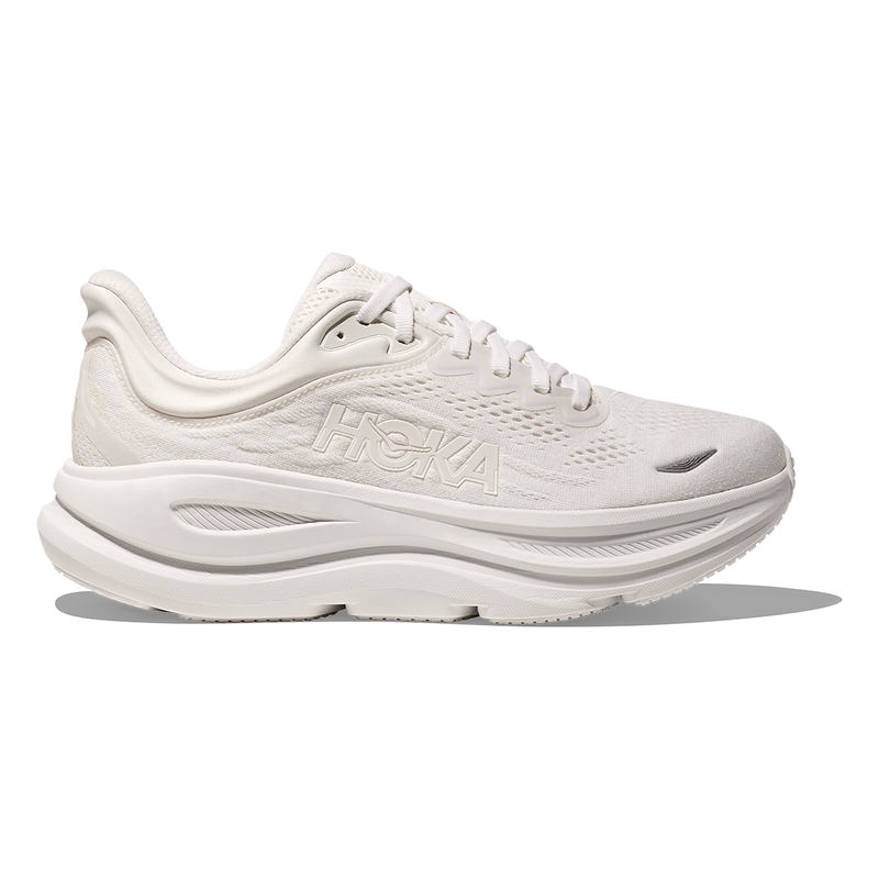 HOKA Bondi 9 Mesh Running Shoes - All White