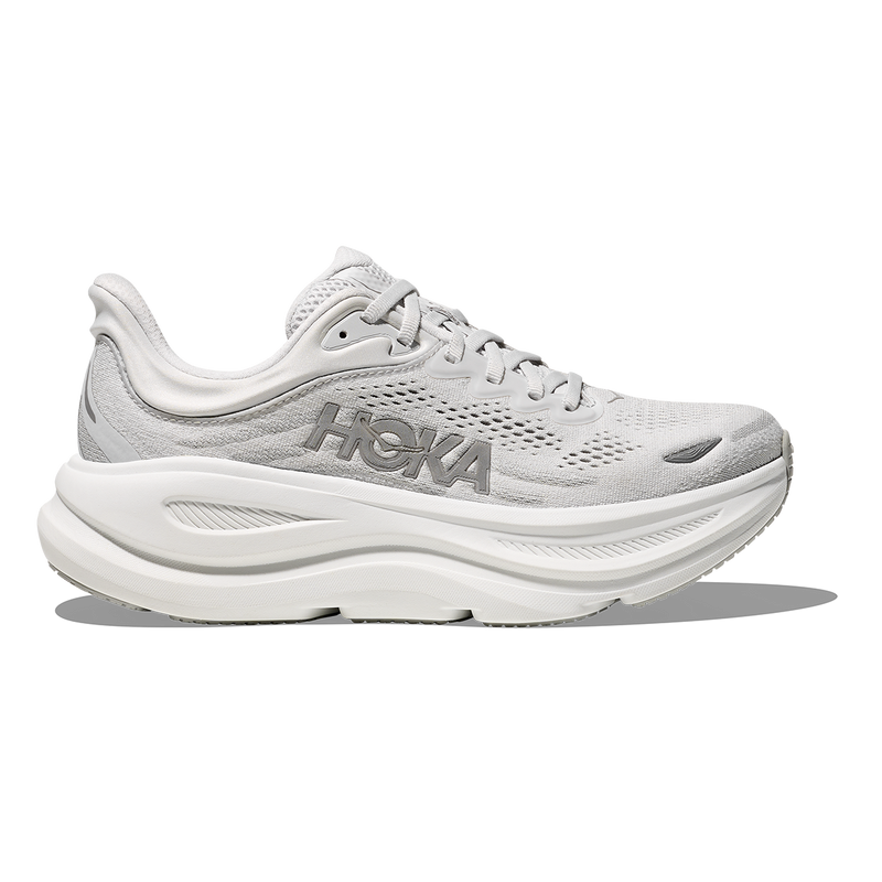 HOKA Bondi 9 Mesh Running Shoes - Off-White