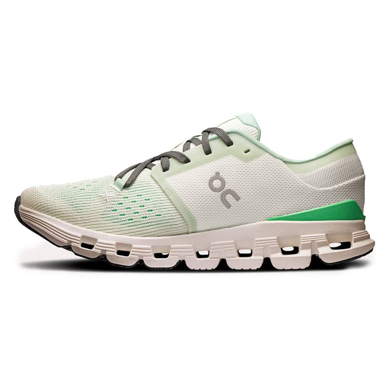 On Cloud X Cream Mint Mesh Training Sneakers