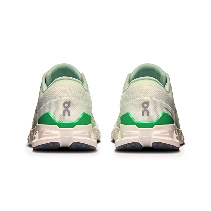On Cloud X Cream Mint Mesh Training Sneakers