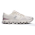 On Cloud X Ivory Fig Mesh Training Sneakers