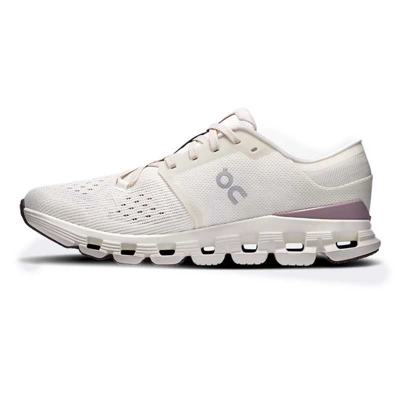 On Cloud X Ivory Fig Mesh Training Sneakers