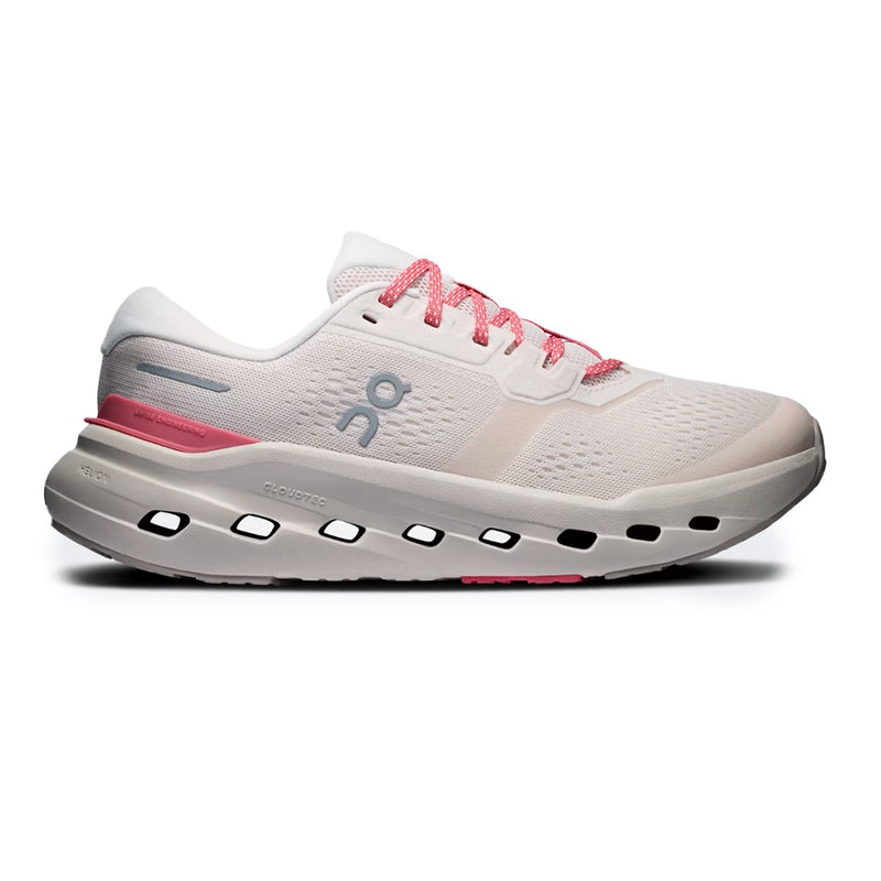 On Cloudrunner 4 Ivory Pink Mesh Road Running Shoes