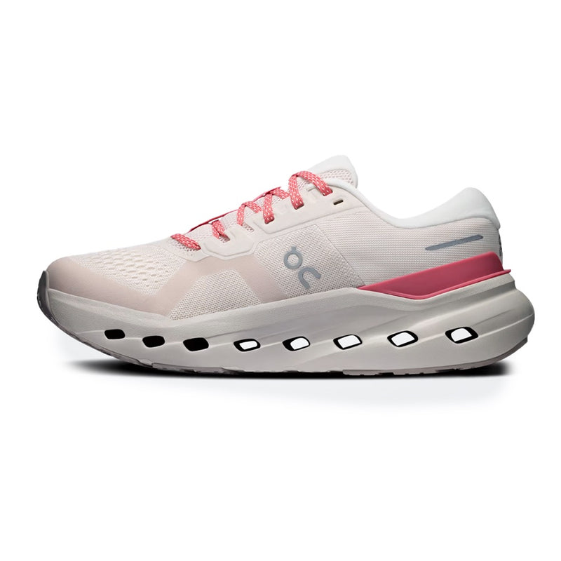 On Cloudrunner 4 Ivory Pink Mesh Road Running Shoes