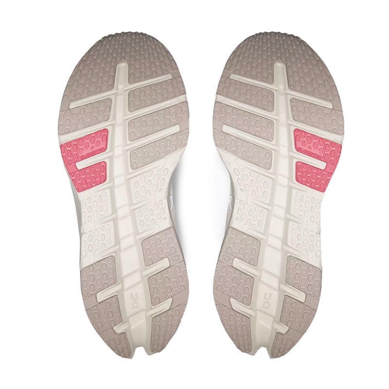 On Cloudrunner 4 Ivory Pink Mesh Road Running Shoes