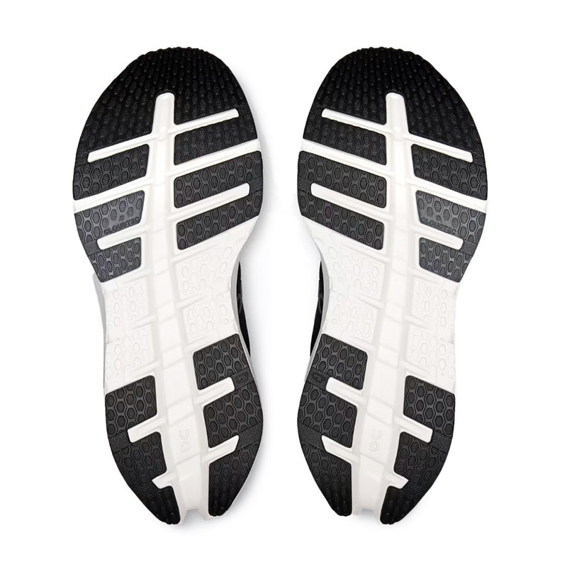 On Cloudrunner 4 Black White Mesh Road Running Shoes