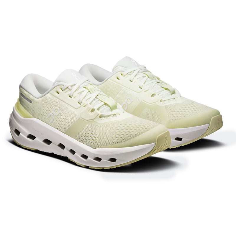 On Cloudrunner 4 Pale Lime White Mesh Road Running Shoes