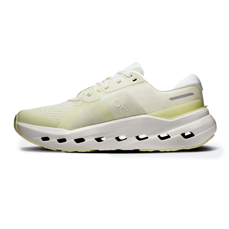 On Cloudrunner 4 Pale Lime White Mesh Road Running Shoes