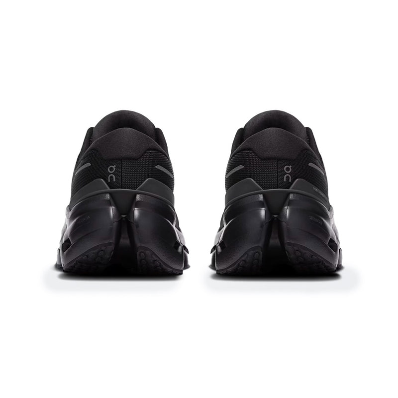 On Cloudrunner 4 All Black Mesh Road Running Sneakers