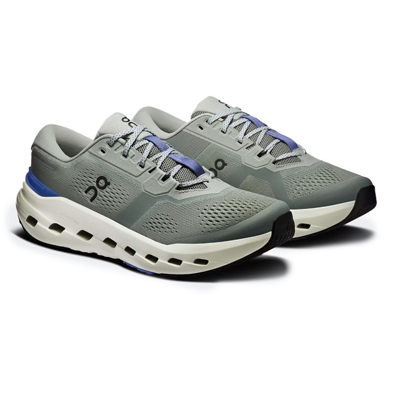 On Cloudrunner 4 Grey Blue Mesh Road Running Sneakers