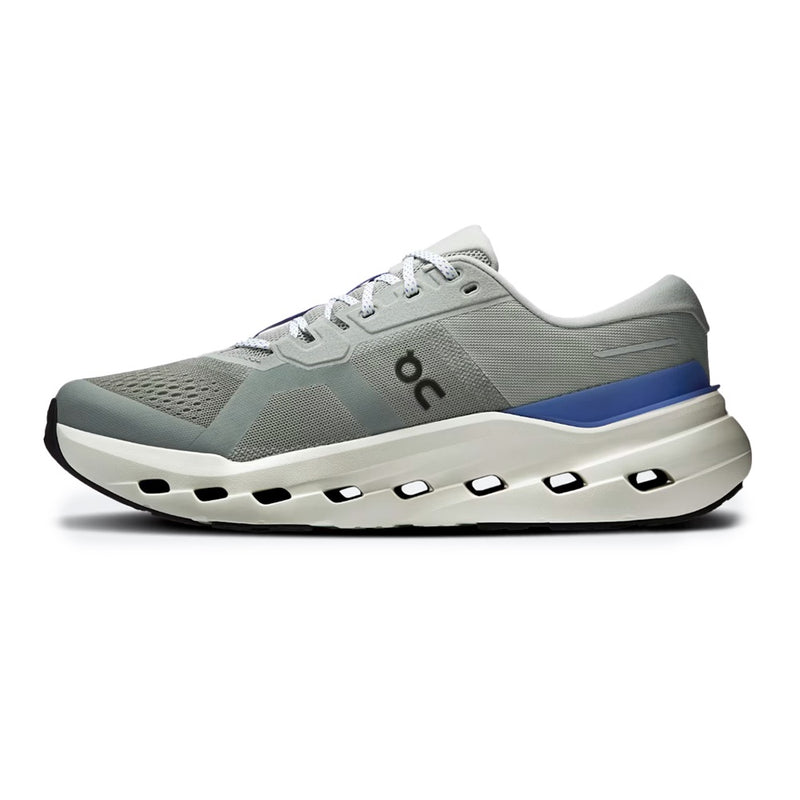 On Cloudrunner 4 Grey Blue Mesh Road Running Sneakers