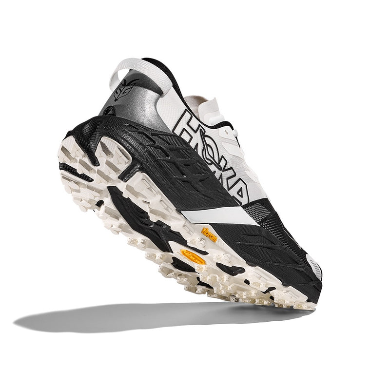 HOKA Speedgoat 7 Trail Running Sneakers - Black/White Mesh
